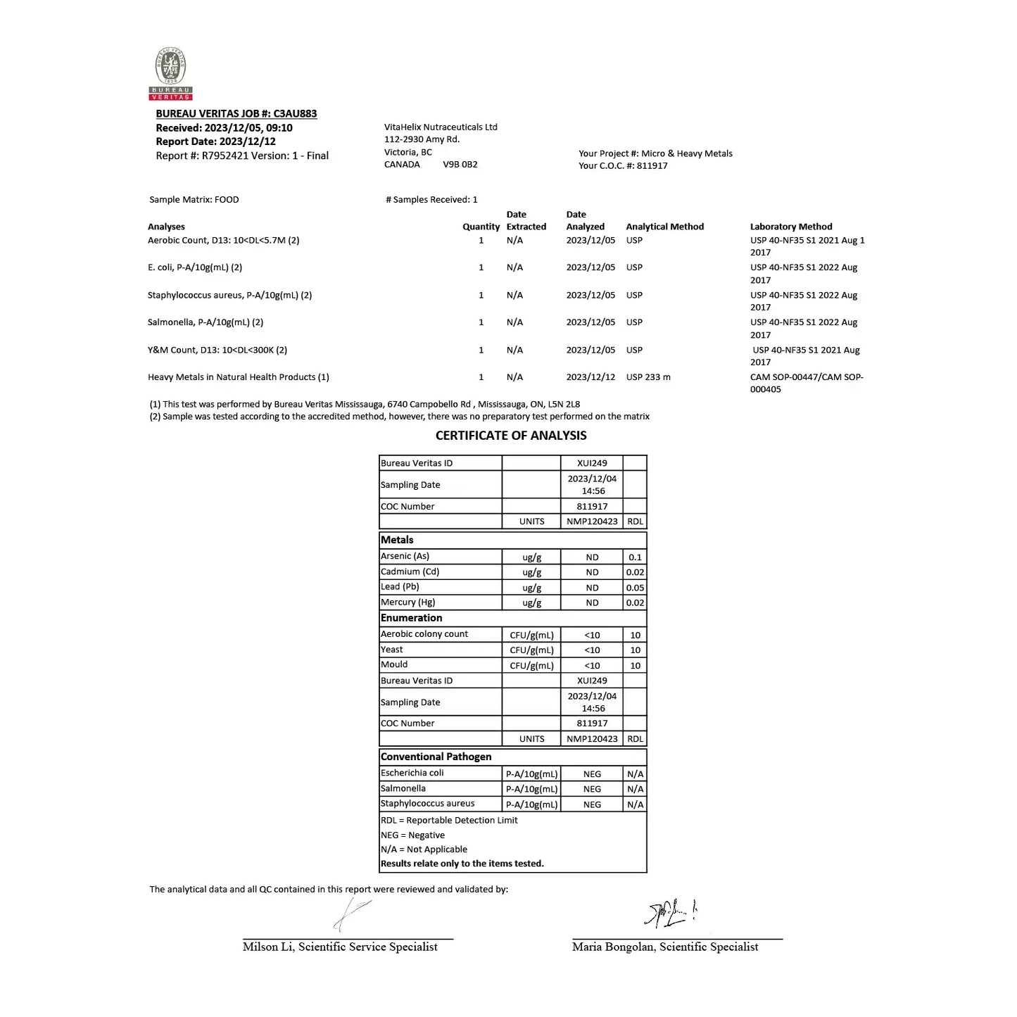 Arcwell NMN, 250 mg, boost NAD+, source of vitamin B3, coa, test report