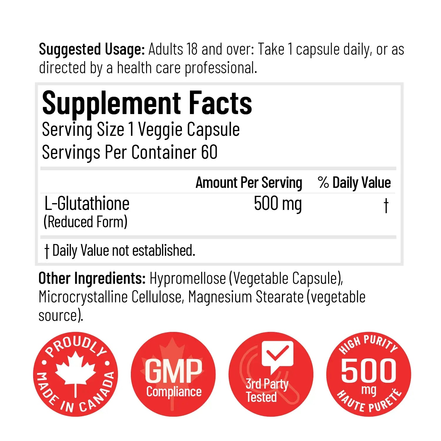 glutathione reduced form Klaire Labs - L-Glutathione 150 mg Kirkman Laboratories is a dietary supplement that helps to support a healthy immune system L-Glutathione Reduced